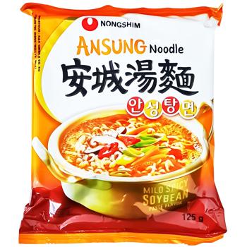 Локшина Nongshim AnSungTangMyun з грибами та водоростями 125г