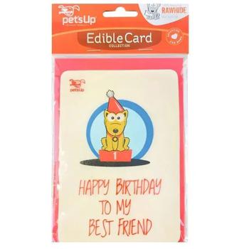 Листівка їстівна для собак Pet’s Up Happy Birthday №2 - купити, ціни на MasterZoo - фото 2