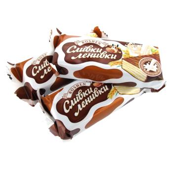 Конфеты Roshen Сливки-Ленивки вафельные - купить, цены на Чудо Маркет - фото 1