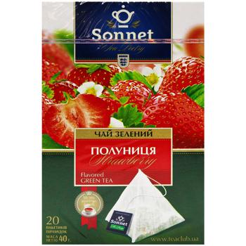 Sonnet Strawberry Green Tea 2g*20pcs - buy, prices for - photo 2