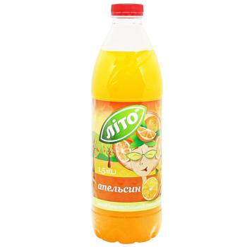 Напій соковий Літо апельсин 1,5л