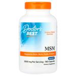 Метилсульфонилметан, МСМ, Doctor's Best, 1000 мг, 180 капсул
