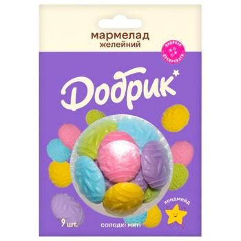 Декорации кондитерские Добрик Сладкие мгновения Мармелад желейный 9шт - купить, цены на Эпицентр FOOD - фото 1
