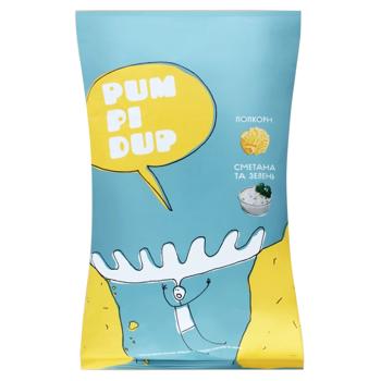 Попкорн Pumpidup со вкусом сметаны и укропа 90г - купить, цены на Biotus - фото 1