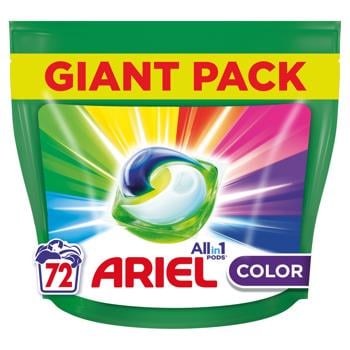 Капсулы для стирки Ariel Pods All-in-1 Color 72шт - купить, цены на Восторг - фото 2