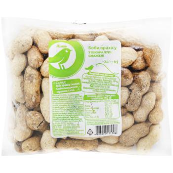 Арахіс Auchan в шкарлупі смажений 240г