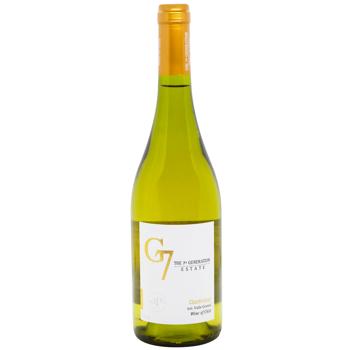 Вино G7 Chardonnay белое сухое 13,5% 0,75л - купить, цены на WINETIME - фото 1