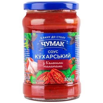 Chumak Kukharskyi Sauce with Sun Dried Tomatoes 300g - buy, prices for Supermarket "Kharkiv" - photo 1