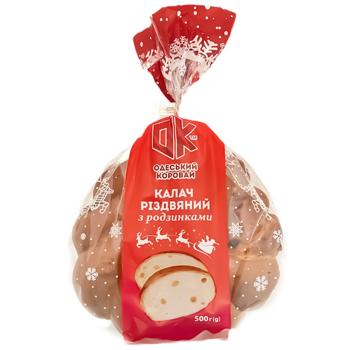 Odessa Bakery №4 Christmas Kalach with Raisins 500g - buy, prices for Tavria V - photo 1