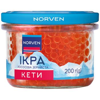 Norven Granular Chum Salmon Caviar 200g - buy, prices for COSMOS - photo 1