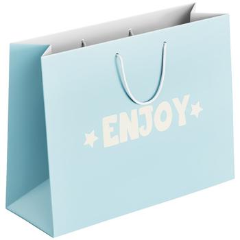 Auchan Wonderland Paper Blue Bag 32*45*10cm