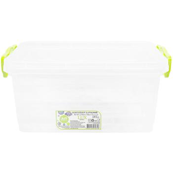 Al-Plastic Lux №05 Food Container with Lid 256x170x117mm 2.8l - buy, prices for - photo 2