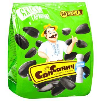 Насіння соняшника Сан Санич смажене солоне 100г - купити, ціни на КОСМОС - фото 2