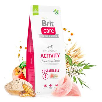 Корм сухой Brit Care Sustainable Activity с курицей и насекомыми для активных собак 3кг - купить, цены на MasterZoo - фото 3