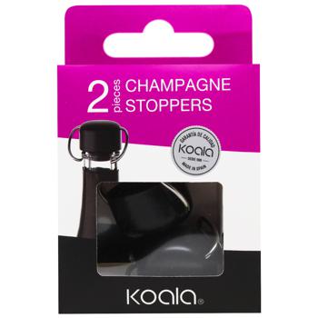 Koala Black Drop Stopper for Sparkling Wine 2pcs - buy, prices for WINETIME - photo 3