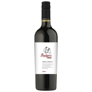 Вино Badgers Creek Shiraz Cabernet сухе червоне 0,75л