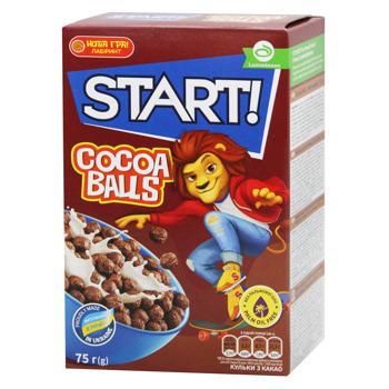 Start! Cocoa Balls Dry Breakfast 75g - buy, prices for COSMOS - photo 2