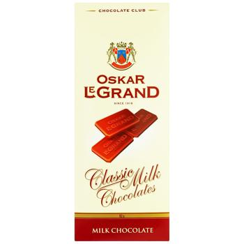 Oscar Le Grand Extra-thin Milk Chocolate 82g