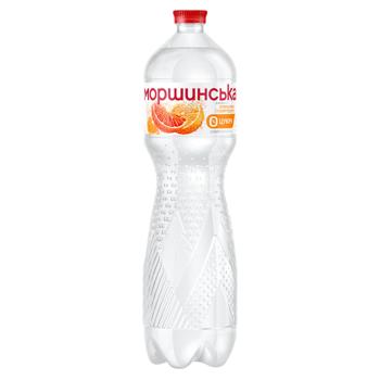 Напій слабогазований Моршинська з ароматом апельсина та грейпфрута 1,5л - купити, ціни на Grono - фото 1