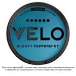 Паучі нікотинові Velo Mighty Peppermint екстра-інтенсивний