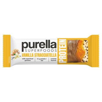 Батончик протеиновый Purella Superfoods Vanilla Stracciatella 45г
