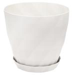 Crystal Beige Flower Pot with Stand 0.6l