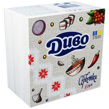 Divo White 1-ply Table Napkins 23*24cm 100pcs - buy, prices for - photo 4