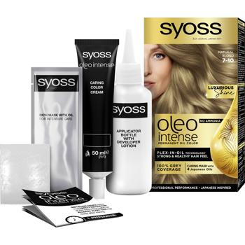 Краска для волос Syoss Oleo Intense 7-10 натуральный светло-русый без аммиака - купить, цены на - фото 5