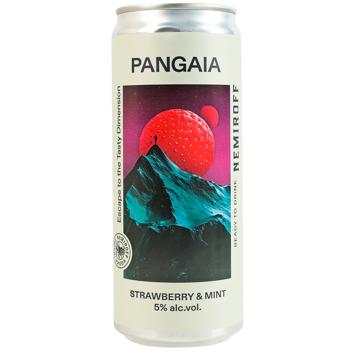 Напиток слабоалкогольный Nemiroff Pangaia Strawberry Mint 5% 0,33л - купить, цены на Эпицентр FOOD - фото 1