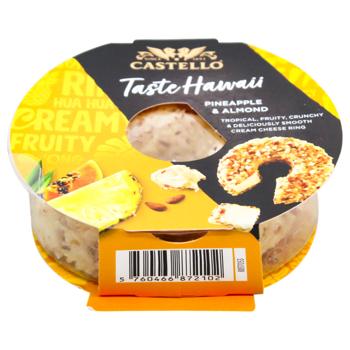 Castello Cream Cheese with Pineapple and Almonds 65% 125g - buy, prices for MegaMarket - photo 1