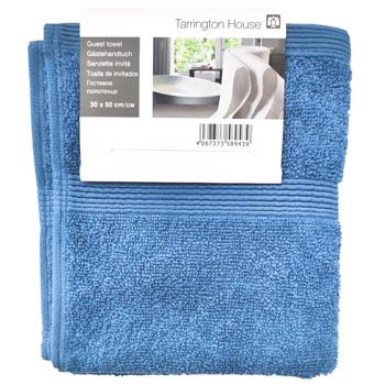 Tarrington House Blue Terry Towel 30x50cm - buy, prices for METRO - photo 1