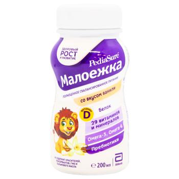 Pediasure Maloyzhka Complete Nutrition with Vanilla Flavor for Children 200ml - buy, prices for NOVUS - photo 1