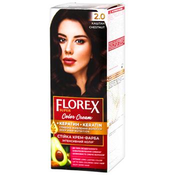 Florex Hair Cream Paint Chestnut - buy, prices for Auchan - photo 1