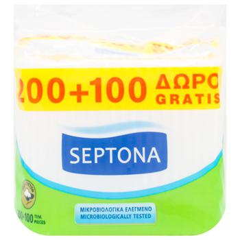 Палички ватні Septona 300шт - купити, ціни на Grono - фото 1
