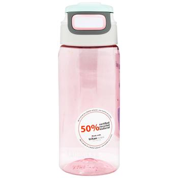 Kambukka Elton Plastic Bottle 500ml Green-Pink - buy, prices for MegaMarket - photo 1