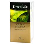 Чай зеленый Greenfield Green Melissa 1,5г*25шт