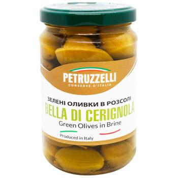 Petruzzelli Bella di Cerignola GP Green Olives in Brine 314ml - buy, prices for WINETIME - photo 1