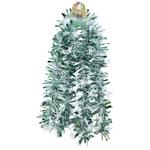 Actuel Snowflakes Green Tinsel 9cm x 2m