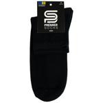 Premier Socks Men's Quarter Crew Socks with Terry Foot s.25, 27, 29 Dark Grey