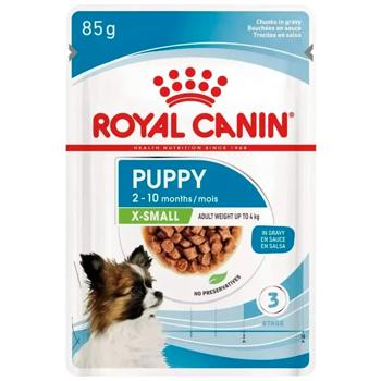 Вологий корм для цуценят Royal Canin X-Small Puppy pouch 85 г - купити, ціни на MasterZoo - фото 1