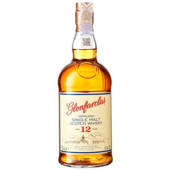 Виски Glenfarclas 12 лет 43% 0,7л - купить, цены на МегаМаркет - фото 1