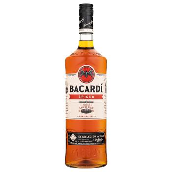 Ромовый напиток Bacardi Spiced 40% 1л - купить, цены на Biotus - фото 1