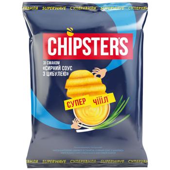 Shipters Cheese Sauce with Onions Flavored Potato Chips 110g - buy, prices for - photo 1