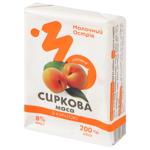 Паста сиркова Молочний Острів 8% солодка з курагою 200 г