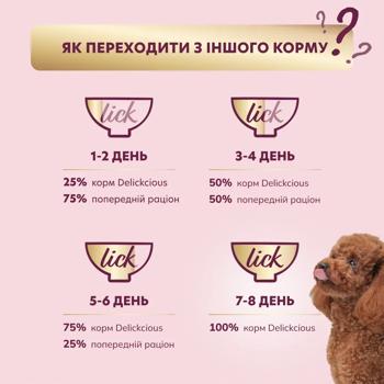 Корм вологий Delickcious Смужки з лососем та морквою для собак 85г - купити, ціни на MasterZoo - фото 3