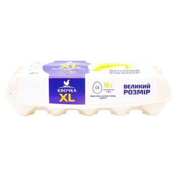 Kvochka XL Selected Chicken Eggs GH 10pcs - buy, prices for Torba - photo 3