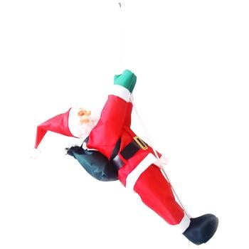 Прикраса Actuel Санта Клаус на мотузці 60см