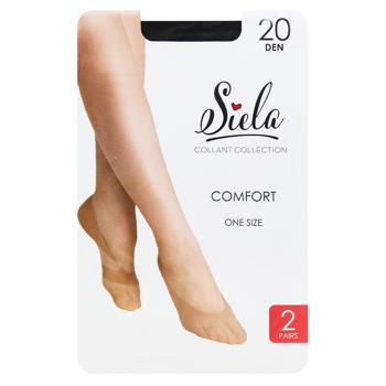 Підслідники жіночі Siela One Size 2 пари Nero