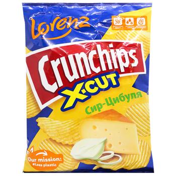 Lorenz Crunchips X-Cut Cheese-Onion Chips 110g - buy, prices for Za Raz - photo 1