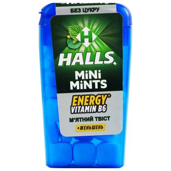 Halls Mini Mints Candy with Vitamin B6 and Ginseng Extract with Mint Flavor 12.5g - buy, prices for COSMOS - photo 1
